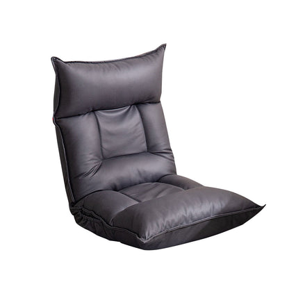 SOGA Grey Lounge Recliner Lazy Sofa Bed Tatami Cushion Collapsible Backrest Seat Home Office Decor • LUZ-LoungeC3809