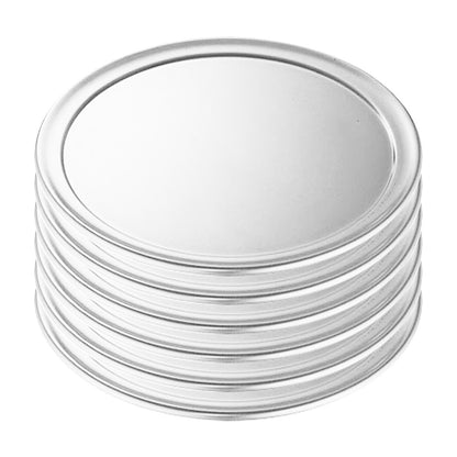 SOGA 6X 12-inch Round Aluminum Steel Pizza Tray Home Oven Baking Plate Pan • LUZ-Pizza11607X6