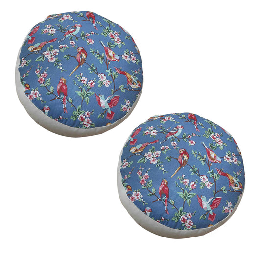 SOGA 2X  45cm Premium Polyester Cotton Cushion with EPP Particle Insert for Enhanced Comfort Home Decor • LUZ-Pouffe631X2