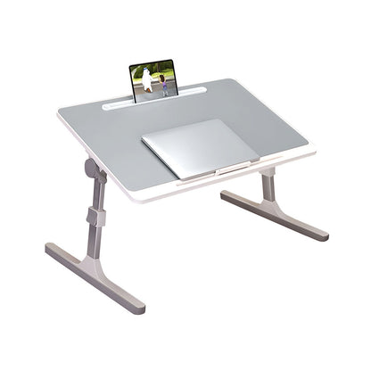 SOGA 60X40cm Grey Small Laptop Bed Portable Foldable Study Table Adjustable • LUZ-BedTableA11