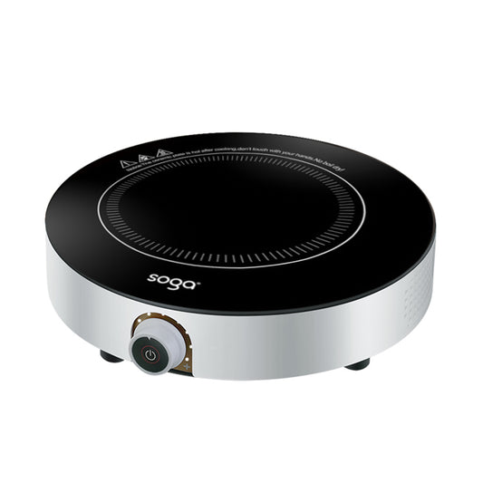 SOGA 26cm Smart Electric Induction Cooktop Portable Kitchen Cooker for Cookware • LUZ-CooktopC20A6