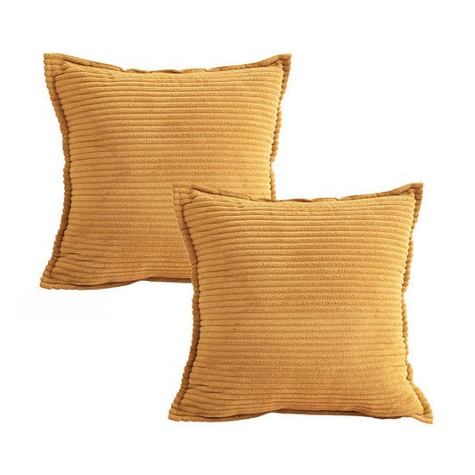 SOGA 2X 45cm Wabi Sabi Arches Mustard  Indoor|Outdoor Kavka Throw Pillow • LUZ-FrenchCushion235X2