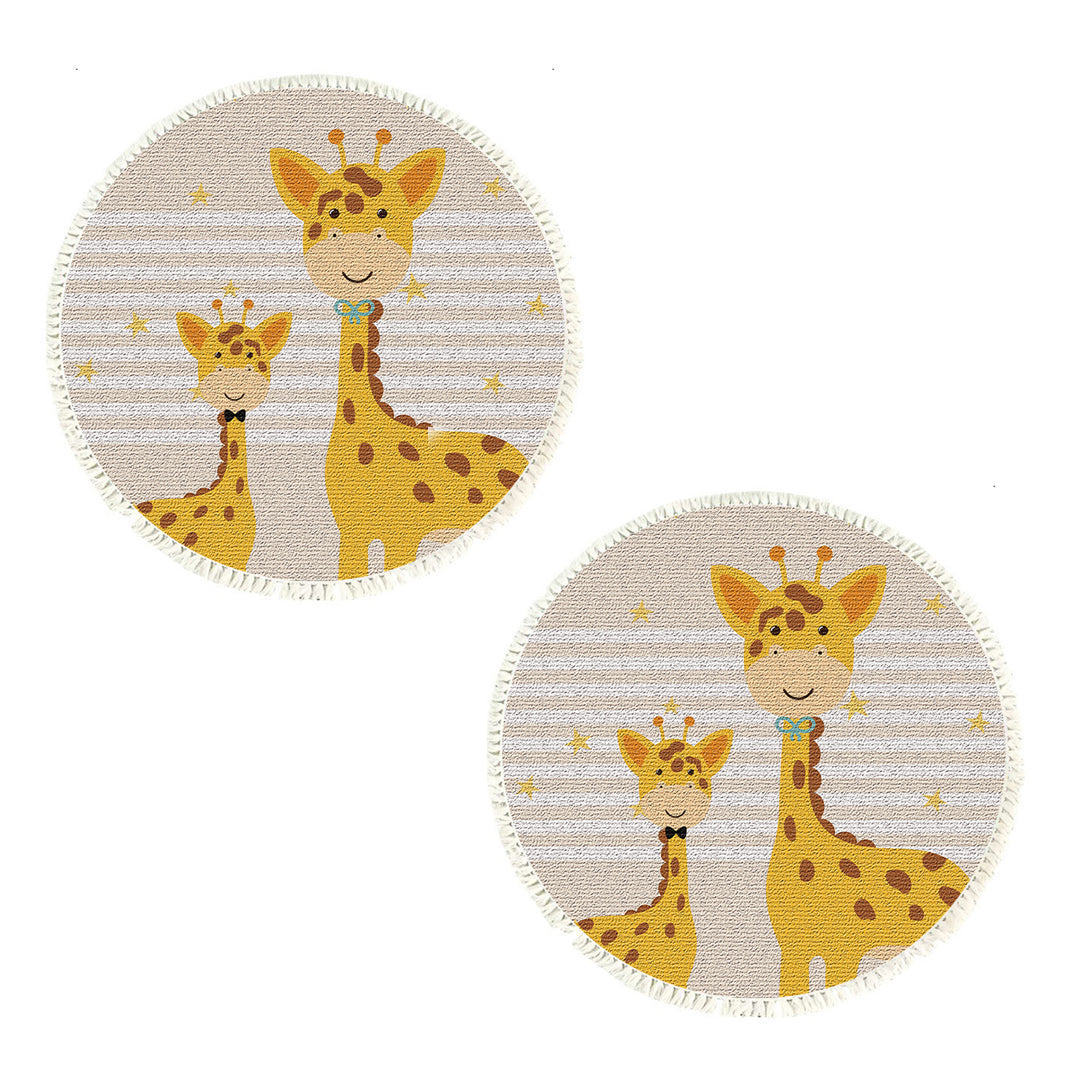 SOGA 2X 120cm Cute Cartoon Animal Non-Slip Thick and Ultra-Soft Carpet Flannel Rug • LUZ-CarpetA181X2