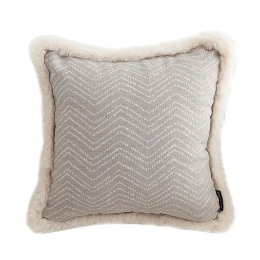 SOGA 45cm Wabi-sabi Herringbone Square Throw Pillow • LUZ-FrenchCushion264