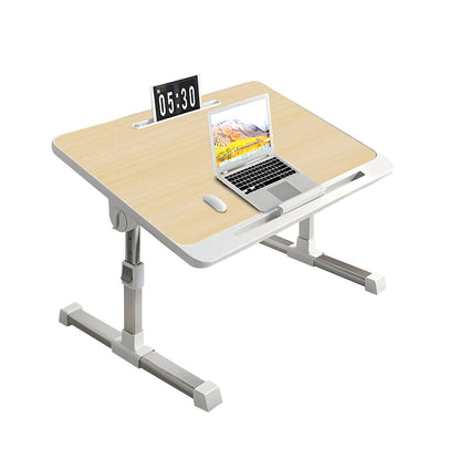 SOGA 60X40cm Wood Small Laptop Bed Portable Foldable Study Table Adjustable • LUZ-BedTableA6
