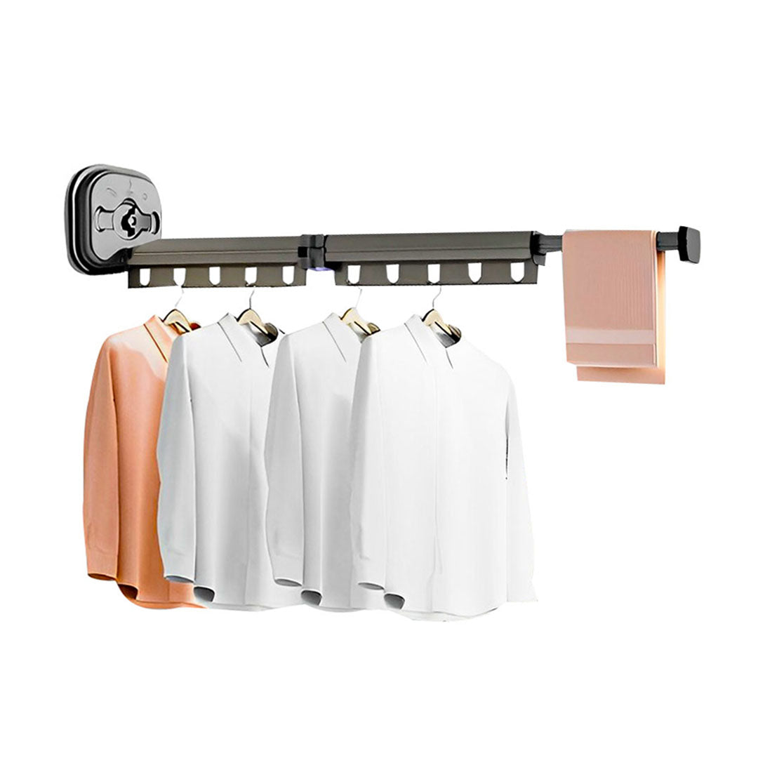 SOGA 93.2cm Wall-Mounted Clothing Dry Rack Retractable Space-Saving Foldable Hanger • LUZ-BSXPGKQ04