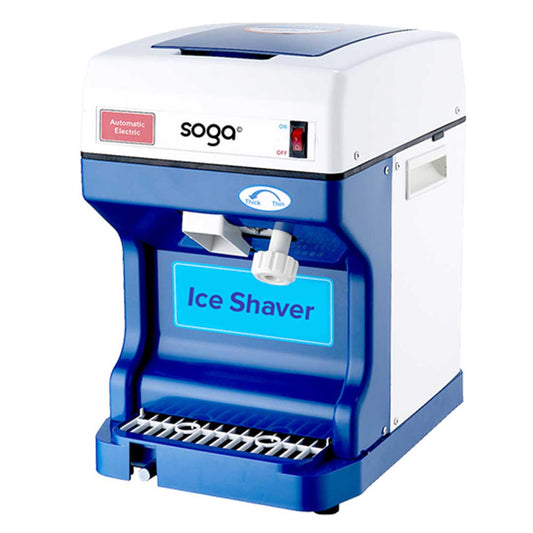 SOGA Ice Shaver Commercial Electric Stainless Steel Ice Crusher Slicer Machine 120KG/h • LUZ-CommercialElectricIceShaver168