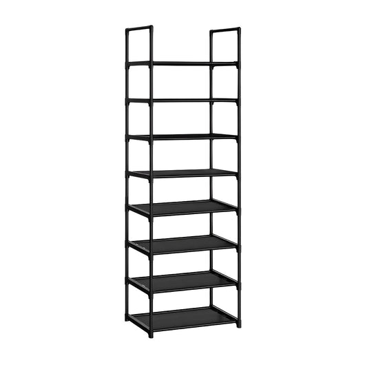 SOGA 8 Tier Shoe Storage Shelf Space-Saving Caddy Rack Organiser with Handle • LUZ-Rack0007