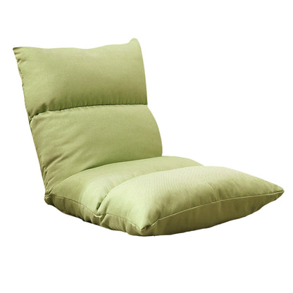 SOGA Lounge Floor Recliner Adjustable Lazy Sofa Bed Folding Game Chair Yellow Green • LUZ-LoungeFabricYellow