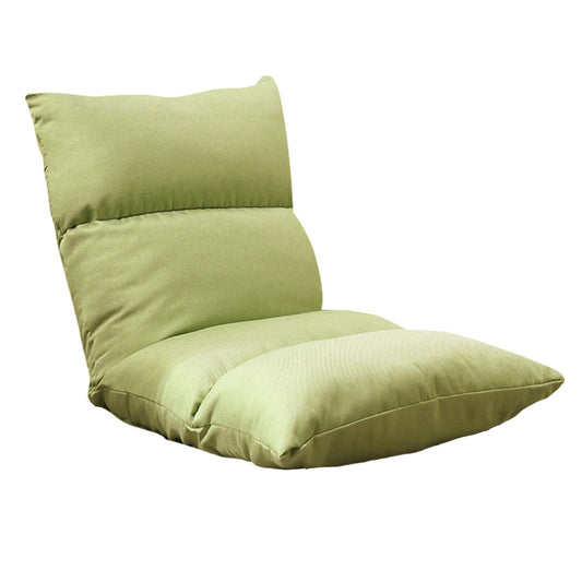 SOGA Lounge Floor Recliner Adjustable Lazy Sofa Bed Folding Game Chair Yellow Green • LUZ-LoungeFabricYellow