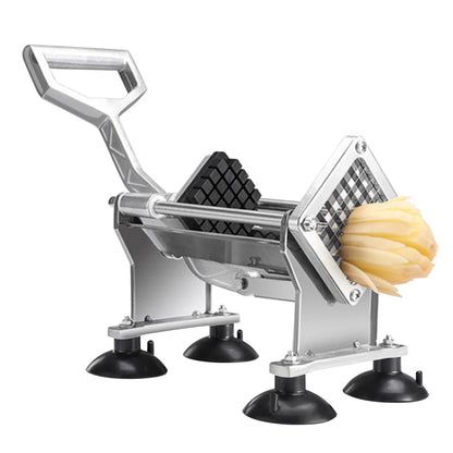 SOGA Stainless Steel Potato Cutter Commercial-Grade French Fry and Fruit/Vegetable Slicer with 3 Blades • LUZ-PotatoCutterManual