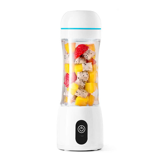SOGA 380ml Portable Mini USB Rechargeable Handheld Fruit Mixer Juicer White • LUZ-JuicerMiniWhite