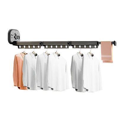 SOGA 127.5cm Wall-Mounted Clothing Dry Rack Retractable Space-Saving Foldable Hanger • LUZ-BSXPGKQ05