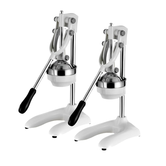 SOGA 2X Stainless Steel Manual Juicer Hand Press Juice Extractor Squeezer Lemon Orange Citrus White • LUZ-JuicerStainlessSteel121X2