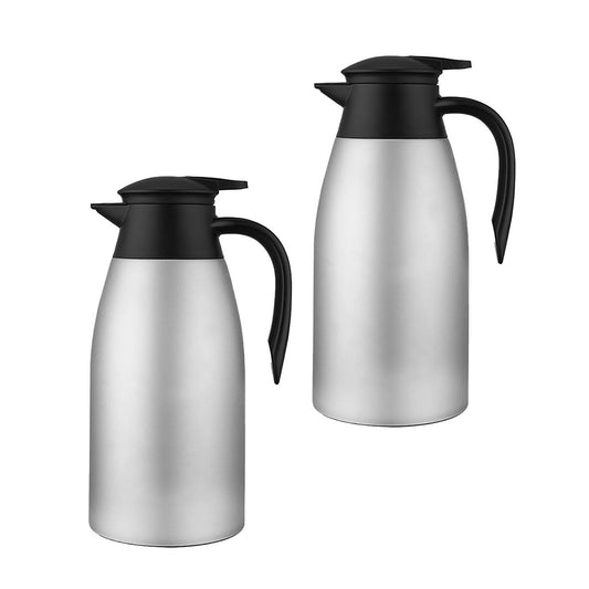 SOGA 2X 1.5L Silver Color 3-Layer Stainless Steel Vacuum Durable Thermal Flask • LUZ-BottleWKE14X2