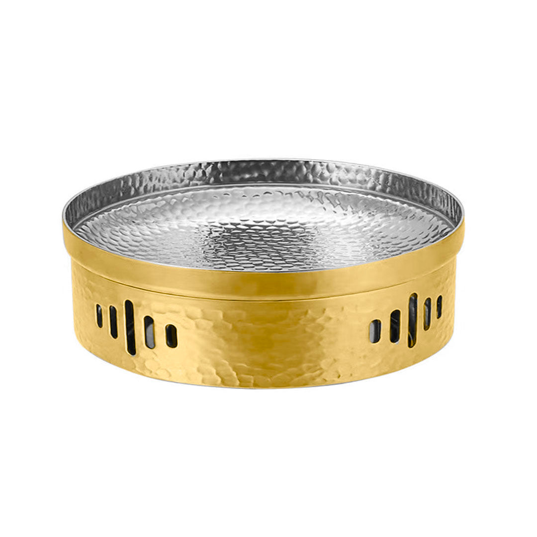 SOGA 28cm Dry Pot with Hammered Texture Natural Gold Color Kitchen Essential • LUZ-VICSoupPot36