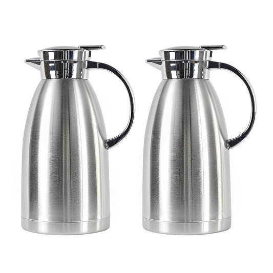 SOGA 2X 1.8L Stainless Steel Insulated Vacuum Flask Water Coffee Jug Thermal • LUZ-BottleWKE18X2