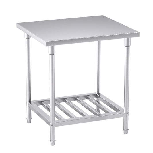 SOGA 80*70*85cm Commercial Catering Kitchen Stainless Steel Prep Work Bench • LUZ-WorkBenchSS203080CM