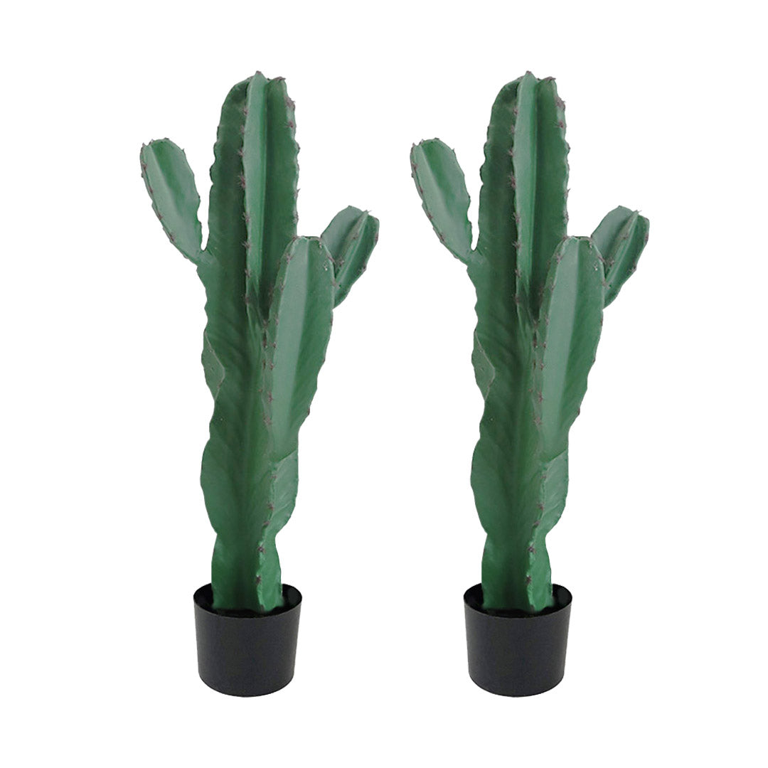 SOGA 2X 70cm Green Artificial Indoor Cactus Tree Fake Plant Simulation Decorative 5 Heads • LUZ-APlantFHLT705X2
