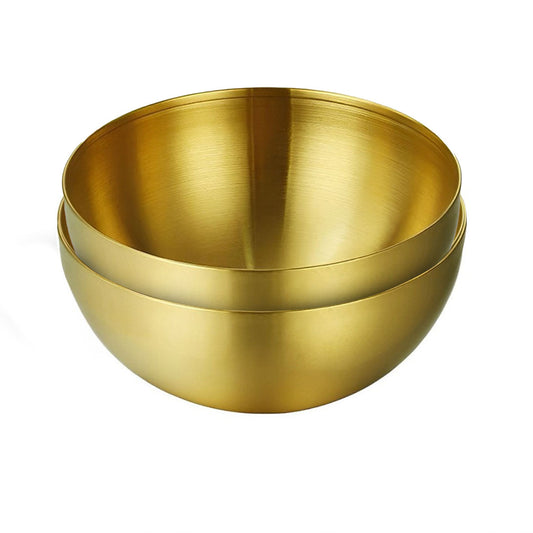 SOGA 20cm Gold Salad Bowl with Model 201 Elegant and Durable Kitchen Essential • LUZ-VICSoupPot42