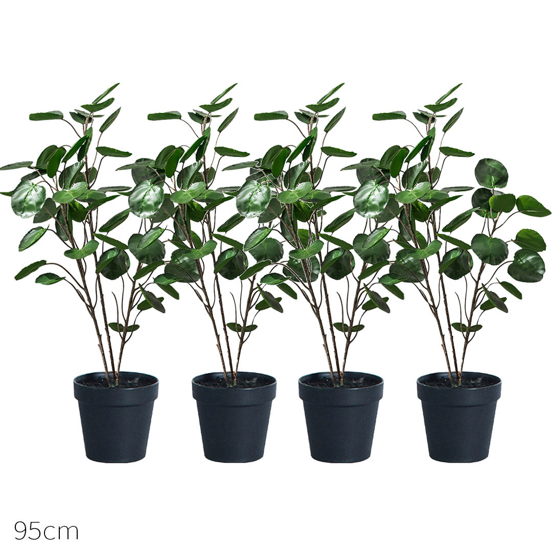SOGA 4X 95cm Artificial Tree Indoor Nordic Style Artificial Tree Potted Simulation Tree, Home Decor • LUZ-APlantFHJQD11051X4