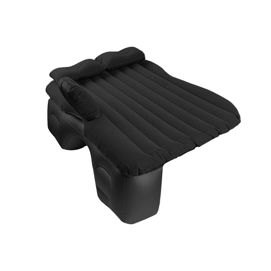 SOGA Black Stripe Inflatable Car Mattress Portable Camping Rest Air Bed Travel Compact Sleeping Kit Essentials • LUZ-CarMat001