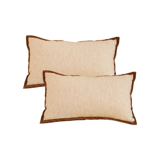 SOGA 2X 30cm Pillow Rectangular Vintage Cover Square Decorative Beautiful with Polyester Made Throw Pillow • LUZ-FrenchCushion221X2