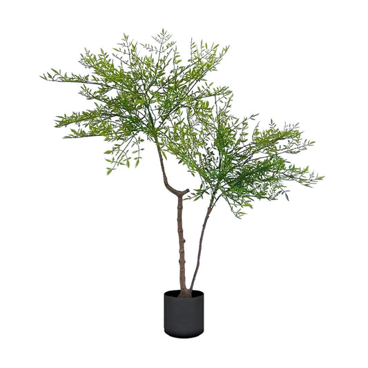SOGA 120cm Nandina Heavenly Bamboo Tree Artificial Plant Home Accent Decor • LUZ-APlantNTZ120