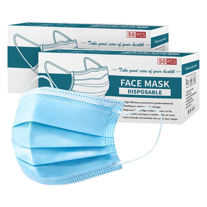 120 Pcs Anti Dust Filter Disposable Protective Sanitary Face Mask • LUZ-DMaskX100