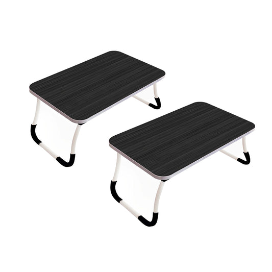 SOGA 2X Black Portable Bed Table Adjustable Foldable Bed Sofa Study Table Laptop Mini Desk Breakfast Tray Home Decor • LUZ-BedTableA01X2