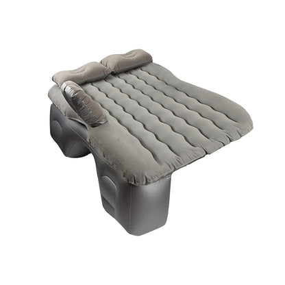 SOGA Grey Ripple Inflatable Car Mattress Portable Camping Air Bed Travel Sleeping Kit Essentials • LUZ-CarMat006