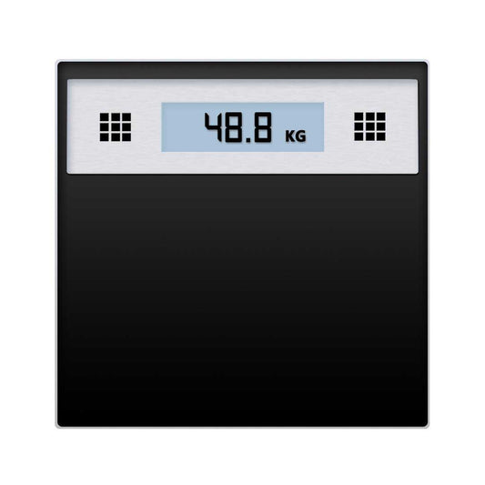 SOGA 180kg Electronic Talking Scale Weight Fitness Glass Bathroom Scale LCD Display Stainless • LUZ-TalkingScaleStainless