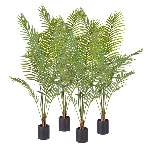 SOGA 4X 180cm Green Artificial Indoor Rogue Areca Palm Tree Fake Tropical Plant Home Office Decor • LUZ-APlant1806X4