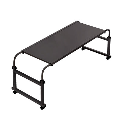 SOGA 120x45cm Black Cross Bed Movable Desk Table w/ Adjustble Length & Height • LUZ-SideTab29