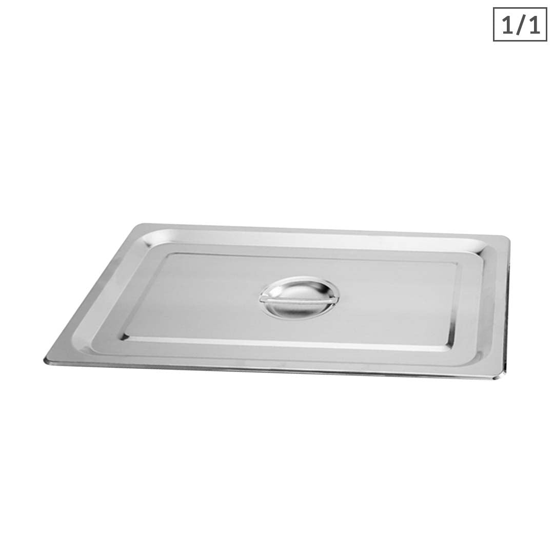 SOGA Gastronorm GN Pan Lid Full Size 1/1 Stainless Steel Tray Top Cover • LUZ-GP5501-JLID1F-X1