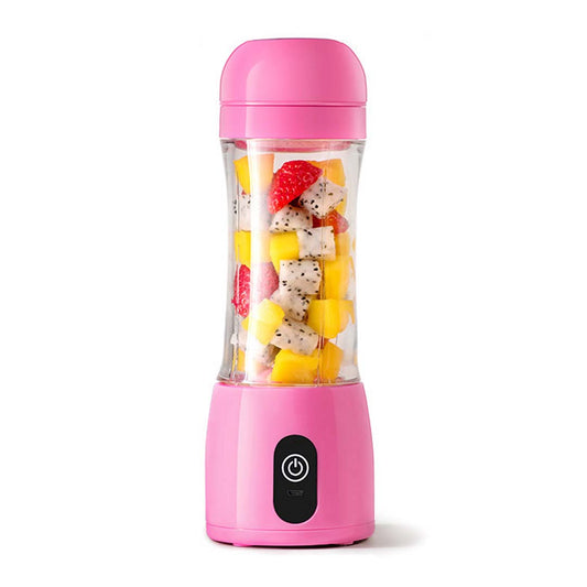 SOGA 380ml Portable Mini USB Rechargeable Handheld Fruit Mixer Juicer Pink • LUZ-JuicerMiniPink