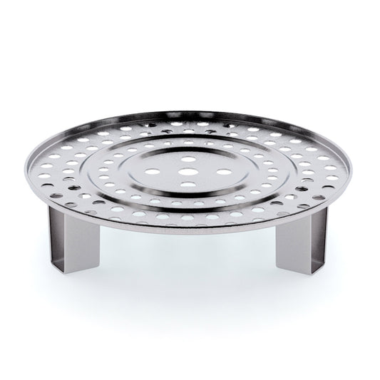 SOGA 43cm Stainless Steel Steamer Insert Stock Pot Steaming Rack Stockpot Tray • LUZ-SS-Rack43CM