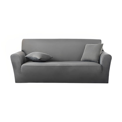 SOGA 4-Seater Grey Sofa Cover Couch Protector High Stretch Lounge Slipcover Home Decor • LUZ-SofaCov212