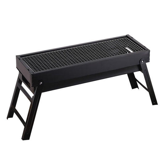 SOGA 60cm Portable Folding Thick Box-type Charcoal Grill for Outdoor BBQ Camping • LUZ-CharcoalBBQGrillBox60cm