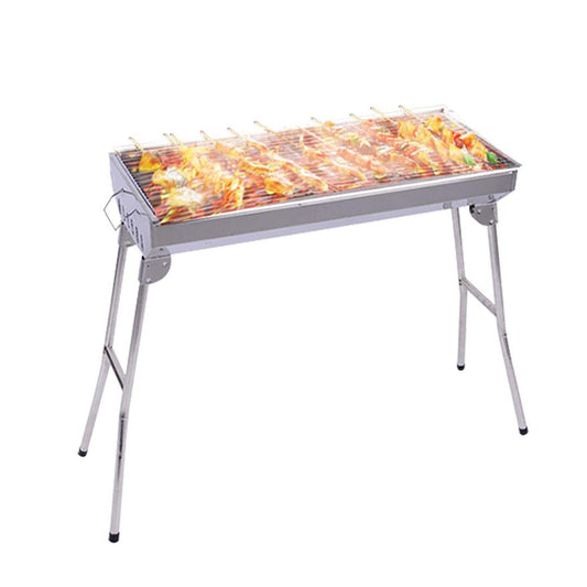 SOGA Skewers Grill Portable Stainless Steel Charcoal BBQ Outdoor 6-8 Persons • LUZ-SkewerCharcoalGrill