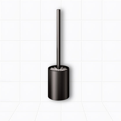SOGA 27cm Wall-Mounted Toilet Brush with Holder Bathroom Cleaning Scrub Black • LUZ-TAN1043