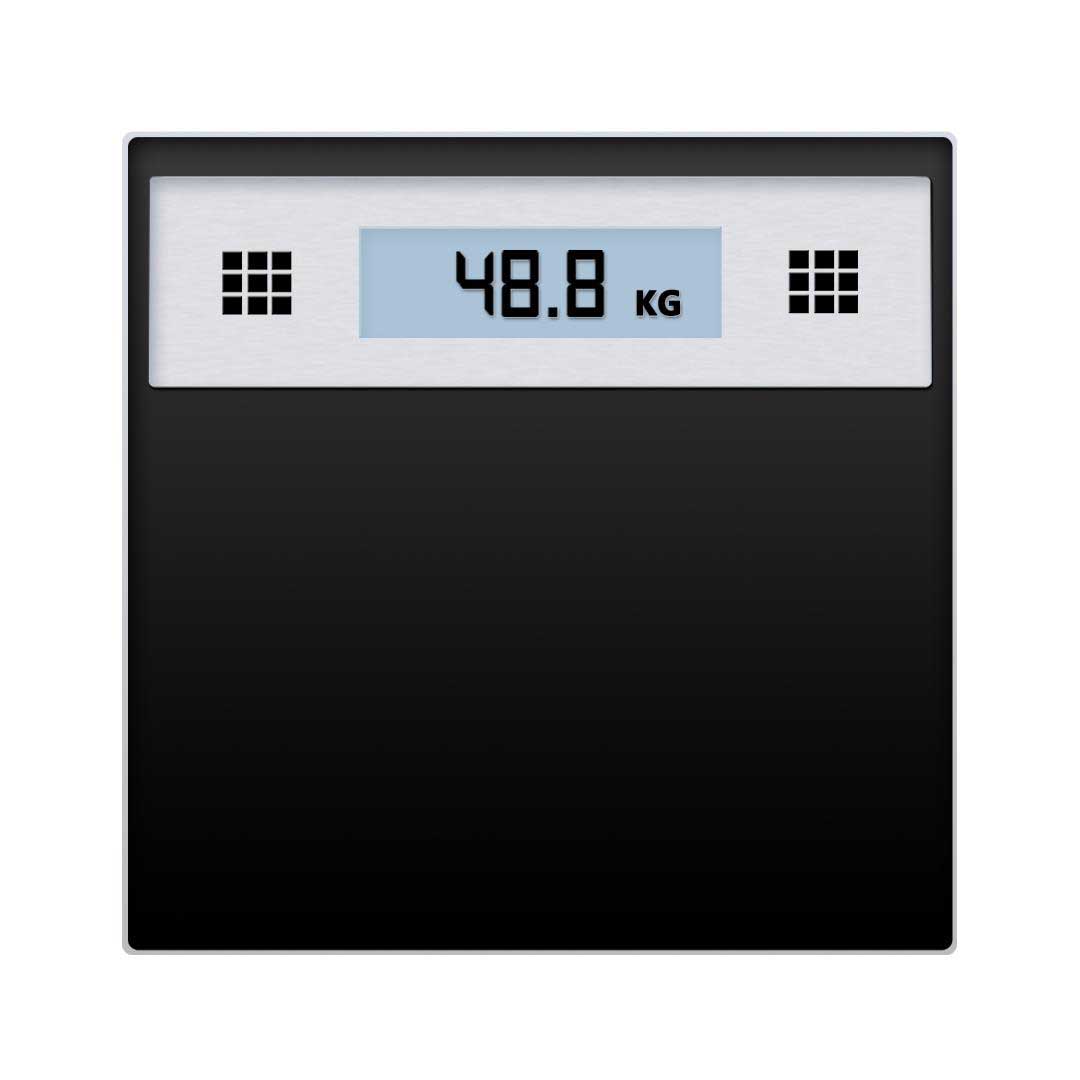 SOGA 180kg Electronic Talking Scale Weight Fitness Glass Bathroom Scale LCD Display Stainless LUZ-TalkingScaleStainless