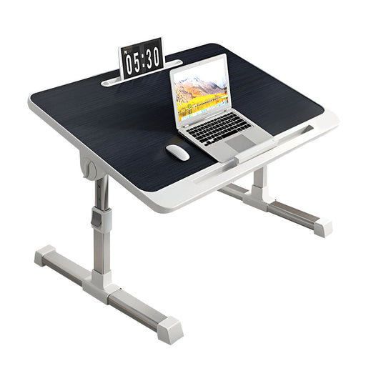 SOGA 60X40cm Black Small Laptop Bed Portable Foldable Study Table Adjustable • LUZ-BedTableA8