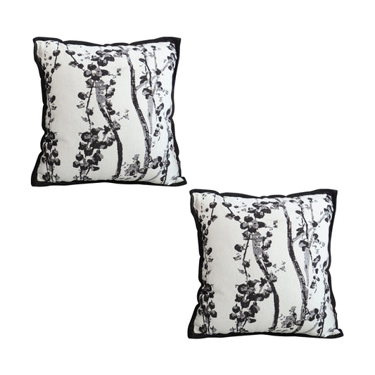 SOGA 2X 50cm Throw Pillow Botanical and Modern Elegant for Home Decor • LUZ-FrenchCushion325X2