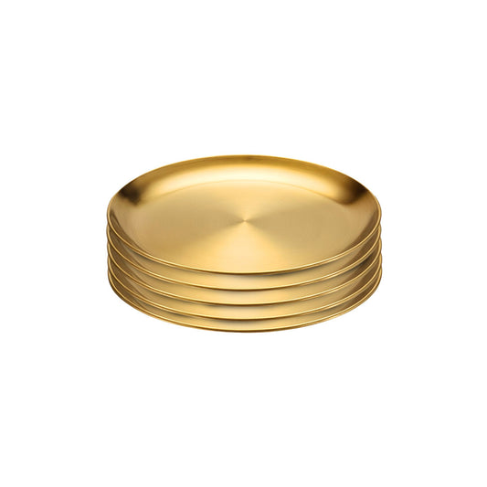 SOGA 14cm Premium Gold Grilling Plate  Durable, Heat Resistant Perfect for BBQs and Outdoor Cooking Kitchen Essential • LUZ-VICPlate57