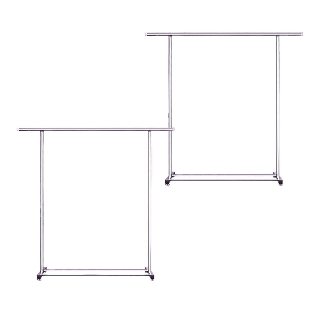 SOGA 2X 180cm Stainless Steel Floor-Standing Clothes Rack - Durable and Space-Saving Laundry Organizer • LUZ-BSXG2521X2