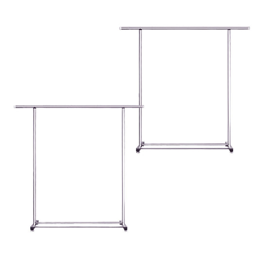 SOGA 2X 180cm Stainless Steel Floor-Standing Clothes Rack - Durable and Space-Saving Laundry Organizer • LUZ-BSXG2521X2