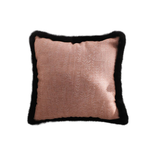 SOGA 50cm Mid-century Style Raised Embroidery Texture Edged Square Throw Pillow • LUZ-FrenchCushion210