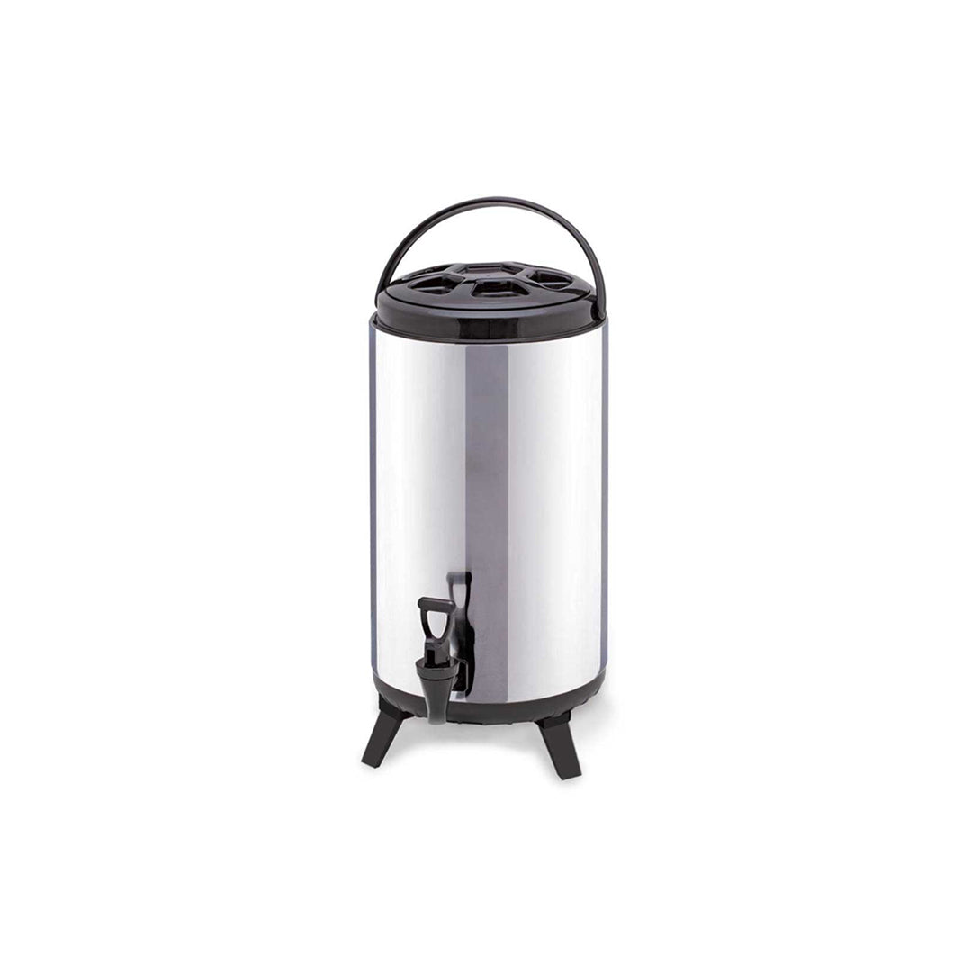 SOGA 8L Portable Insulated Cold/Heat Coffee Tea Beer Barrel Brew Pot With Dispenser • LUZ-BeverageDispenser8L