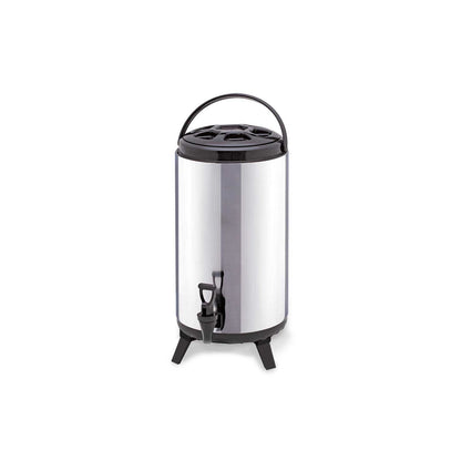 SOGA 8L Portable Insulated Cold/Heat Coffee Tea Beer Barrel Brew Pot With Dispenser • LUZ-BeverageDispenser8L
